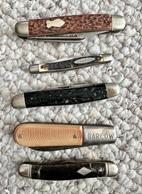 Mixed Lot of Vintage Pocket Knives