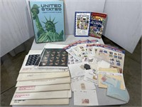 Large grouping of assorted stamps including