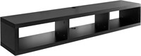 60 Black Martin Shallow Floating TV Console