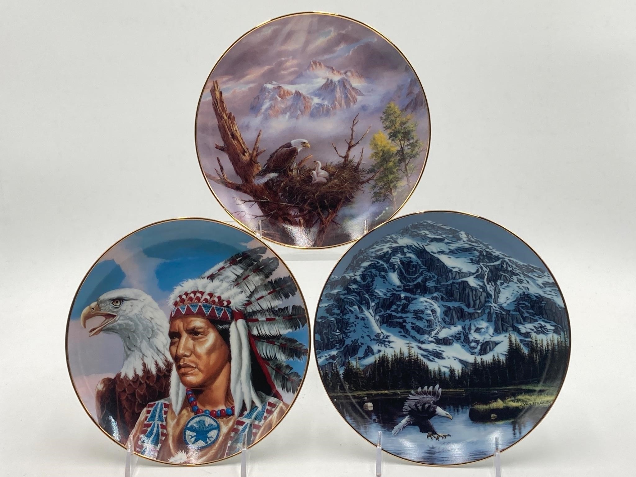 Pride Of America Porcelain Plate Set