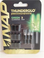 3pk Thunderglo Light Up Arrow Nocks Archery