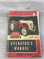 1949 Ford Tractor Model 8N Operator’s Manual, No.