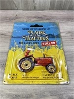 1/64 Playing With Tractors Metal Sign-17”x12”