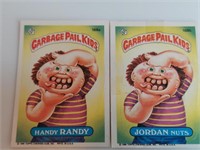 1986 Garbage Pail Kids Pair Handy Randy Jordan Nut