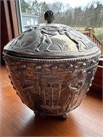 Gorgeous ornate ice bucket signed NY