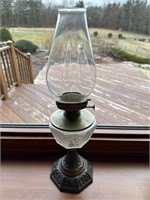 H.B. & H. Pinafore oil lamp - great shade