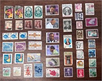 Large lot of 47 nice VTG stamps! See pics
