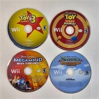 Wii Animation game discs (4)