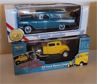 2 diecast cars - Chevy Nomad & 32 Ford Deuce