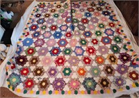 Handmade Quilt, Finished except to do Edging
