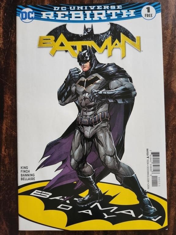 NEW: Batman #1 (2016) BATMAN DAY VARIANT