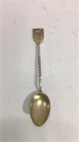 Sterling Silver Antique English Souvenir Spoon KJC