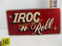 IROC N ROLL LICENSE PLATE