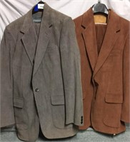 Two Three  Piece Corduroy Suits w Tags, Repp, Ltd.