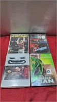 4 new sealed wrestling dvds
