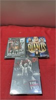 3 new sealed wrestling dvds