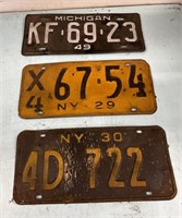 Vintage License plates