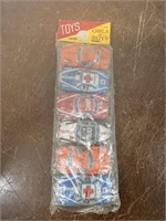Vintage Unopened Pack of Tin Car Toys