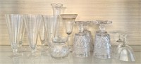 Mixed Stemware / Glassware / Vase Lot