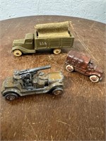 3 Vintage Military Vehicles