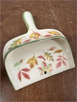 Vintage 6.5" Ceramic Dustpan Wall Pocket