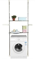 YUANJMI 2 TIER OVER THE TOILET STORAGE RACK WITH