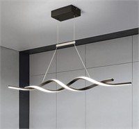 JAYCOMEY MODERN CHANDELIER (BLACK AND WHITE) 39.3
