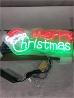 LIGHT UP CHRISTMAS SIGN 20IN