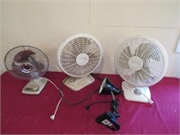 Fans (3 ct) and  Clamp Lamp