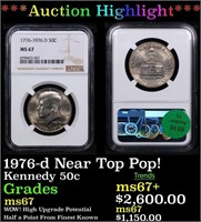 ***Auction Highlight*** NGC 1976-d Kennedy Half Do