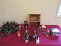 Nativity Sets, Log Decor, Greenery