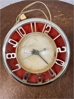7" Vintage GE Telechron Wall Clock