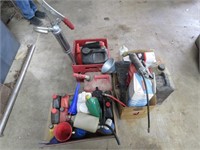 Automotive - Grease Gun, Oil, Grease Tubes, misc