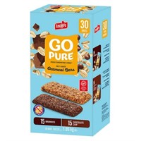 Leclerc Go Pure Oatmeal Bars, Variety Pack, 30 ×