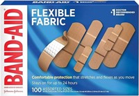(3) Band-Aid Brand Flexible Fabric Adhesive