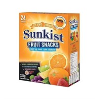 Sunkist Fruit Flavoured Snacks, 80 Pouches 176g