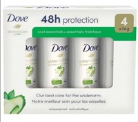 4-Pk Dove Advanced Care Antiperspirant