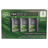 5-PK Dove Antiperspirant Deodorant for Men, 5 x 76