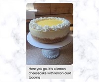 Lemon Cheescake by Jessica Jewell