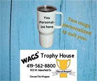 2 Wags Personalized Tumblers