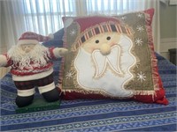 Santa & Santa Pillow