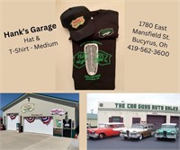 Hank's Garage Cap & T-shirt (m)