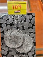 ROOSEVELT DIME 1946-1964 COIN COLLECTOR BOOK,