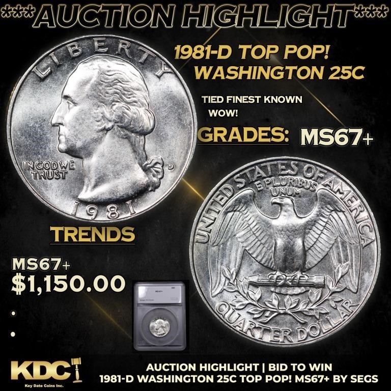 ***Auction Highlight*** 1981-d Washington Quarter