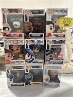 9 FUNKO POPS