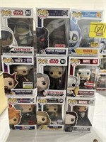 9 FUNKO POPS