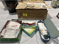 BOX OF QUILTING PATTERNS, 3 FLATS OF LADIES