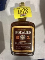 TAX TAG SEALED HOUSE OF LORDS SCOTCH WHISKY