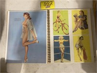 BOOK OF RISQUE PINUP / GIRLIE CREAM PUFF PICTURES