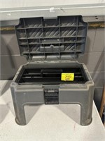 PLASTIC TOOL STORAGE STEPSTOOL